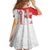 Italy Piedmont Kid Short Sleeve Dress Map With Flag Style - Wonder Print Shop