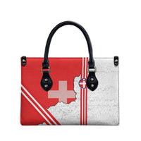Italy Piedmont Leather Bag Map With Flag Style - Wonder Print Shop