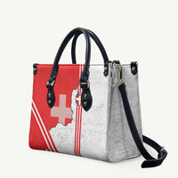 Italy Piedmont Leather Bag Map With Flag Style - Wonder Print Shop