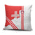 Italy Piedmont Pillow Cover Map With Flag Style - Wonder Print Shop