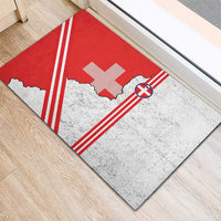 Italy Piedmont Rubber Doormat Map With Flag Style - Wonder Print Shop