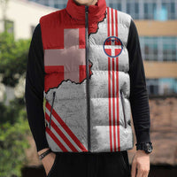 Italy Piedmont Sleeveless Puffer Jacket Map With Flag Style - Wonder Print Shop