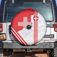 Italy Piedmont Spare Tire Cover Map With Flag Style - Wonder Print Shop