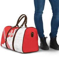 Italy Piedmont Travel Bag Map With Flag Style - Wonder Print Shop