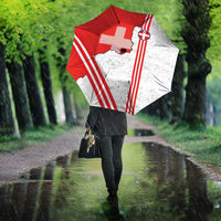 Italy Piedmont Umbrella Map With Flag Style - Wonder Print Shop