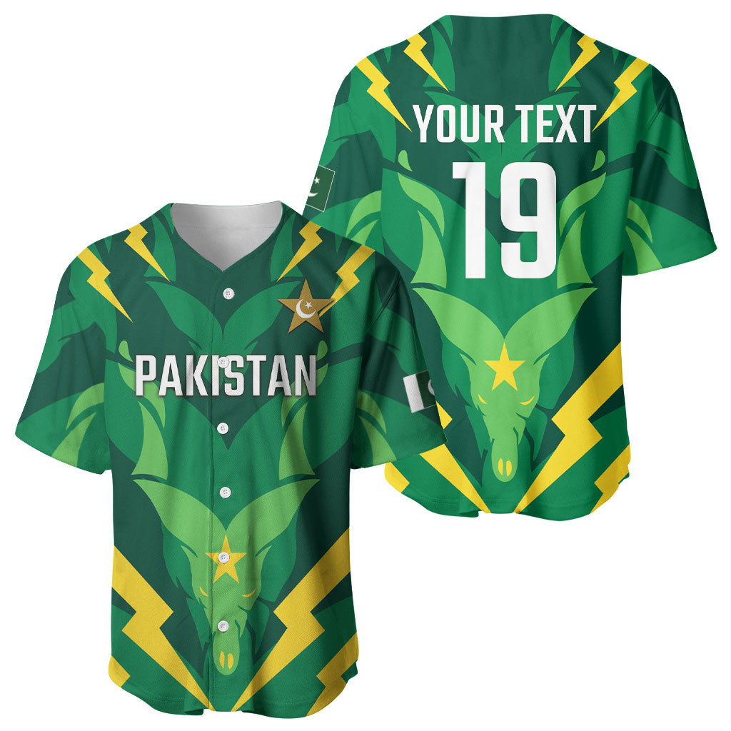 Custom Pakistan Cricket Baseball Jersey Markhor Spirit