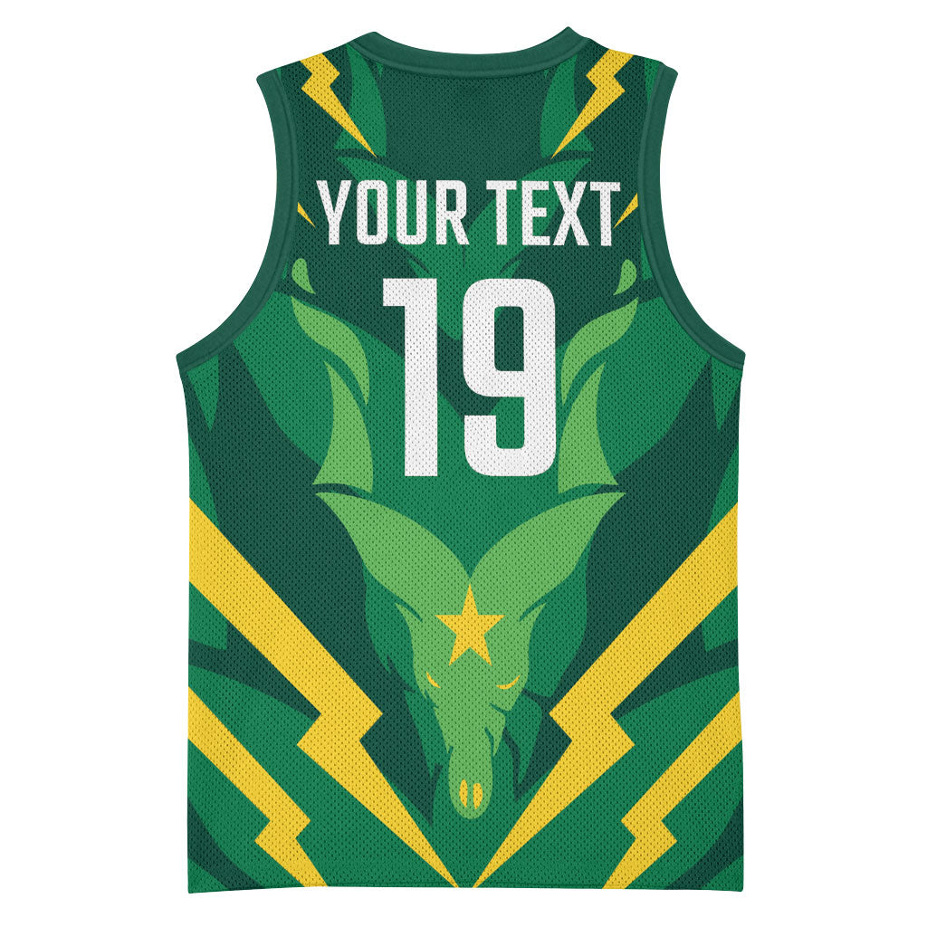 Custom Pakistan Cricket Basketball Jersey Markhor Spirit