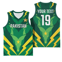 Custom Pakistan Cricket Basketball Jersey Markhor Spirit