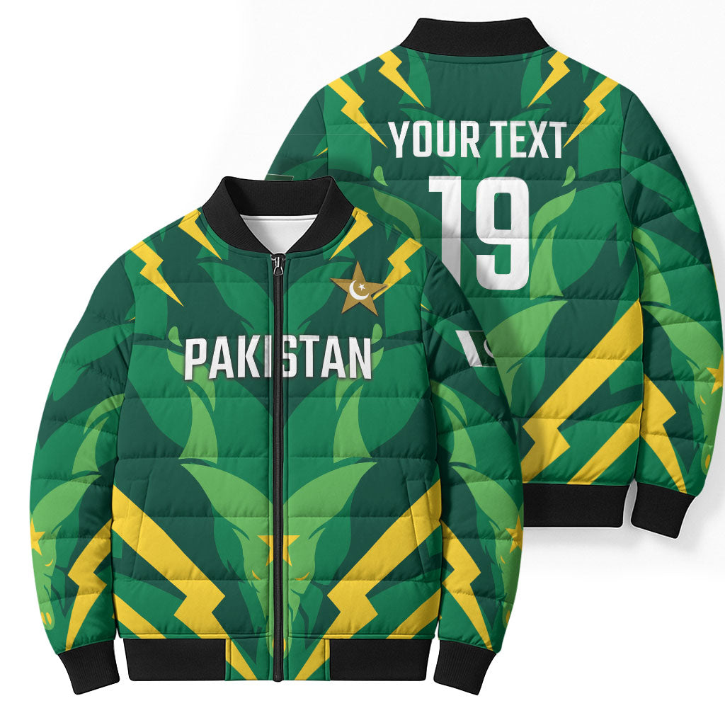 Custom Pakistan Cricket Bomber Puffer Jacket Markhor Spirit