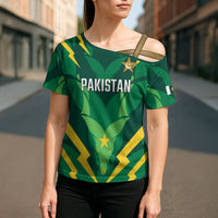 Custom Pakistan Cricket Cross Shoulder Shirt Markhor Spirit