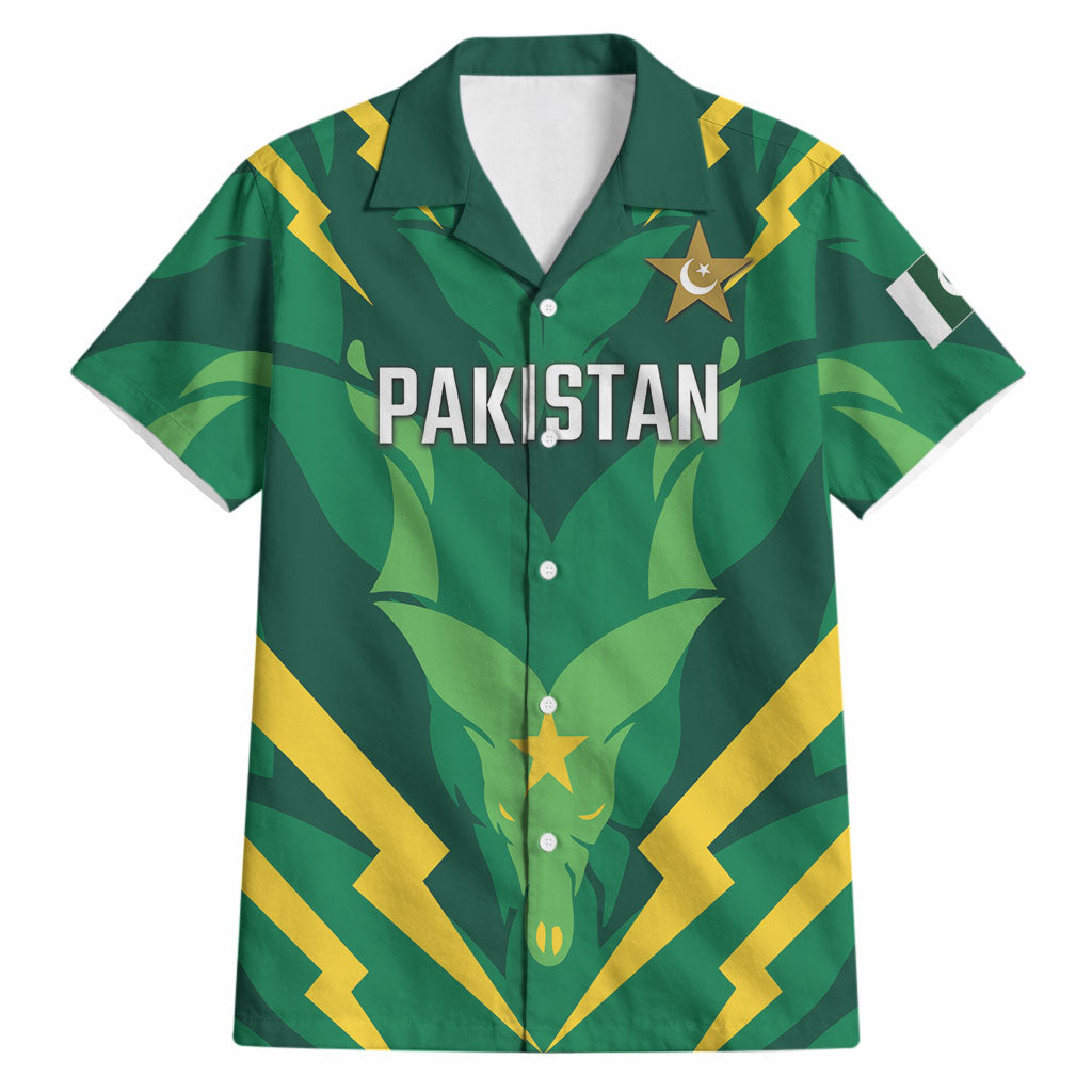 Custom Pakistan Cricket Hawaiian Shirt Markhor Spirit