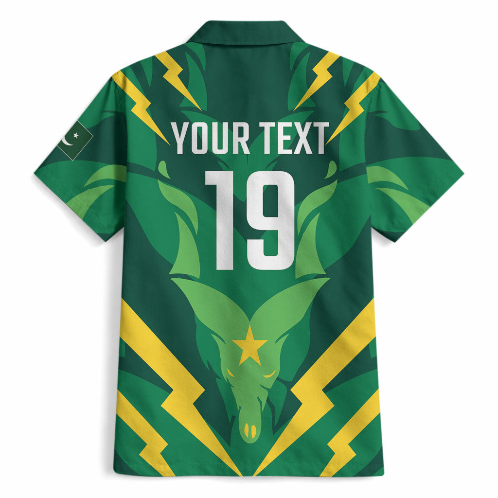 Custom Pakistan Cricket Hawaiian Shirt Markhor Spirit