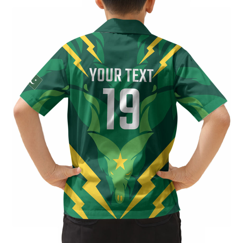 Custom Pakistan Cricket Hawaiian Shirt Markhor Spirit