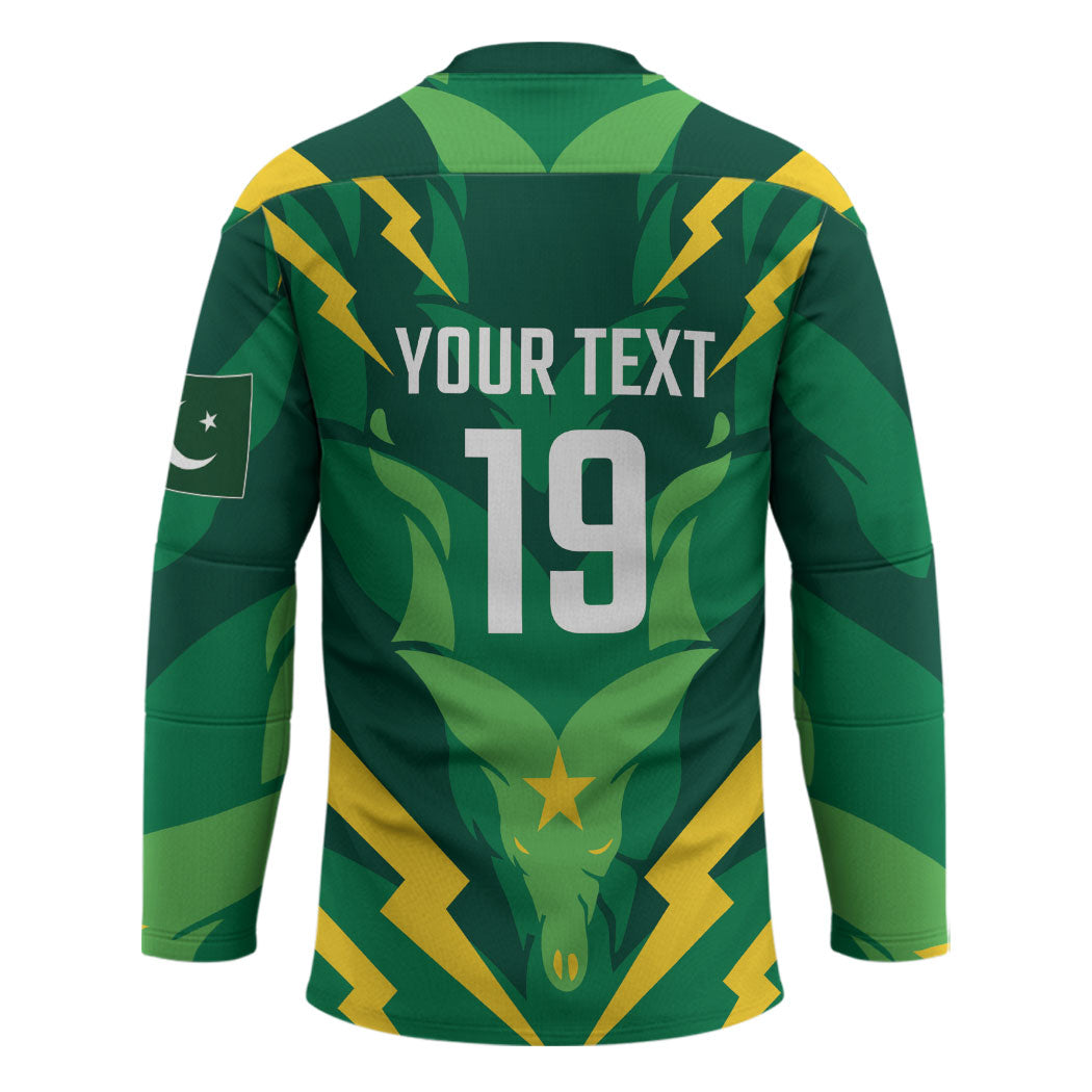 Custom Pakistan Cricket Hockey Jersey Markhor Spirit
