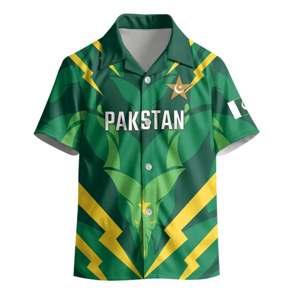Custom Pakistan Cricket Kid Hawaiian Shirt Markhor Spirit
