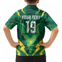 Custom Pakistan Cricket Kid Hawaiian Shirt Markhor Spirit