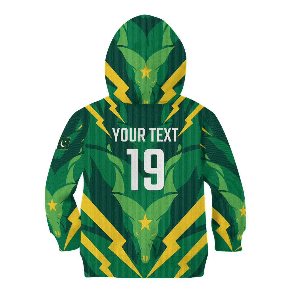 Custom Pakistan Cricket Kid Hoodie Markhor Spirit