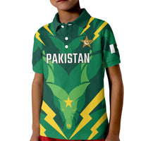 Custom Pakistan Cricket Kid Polo Shirt Markhor Spirit