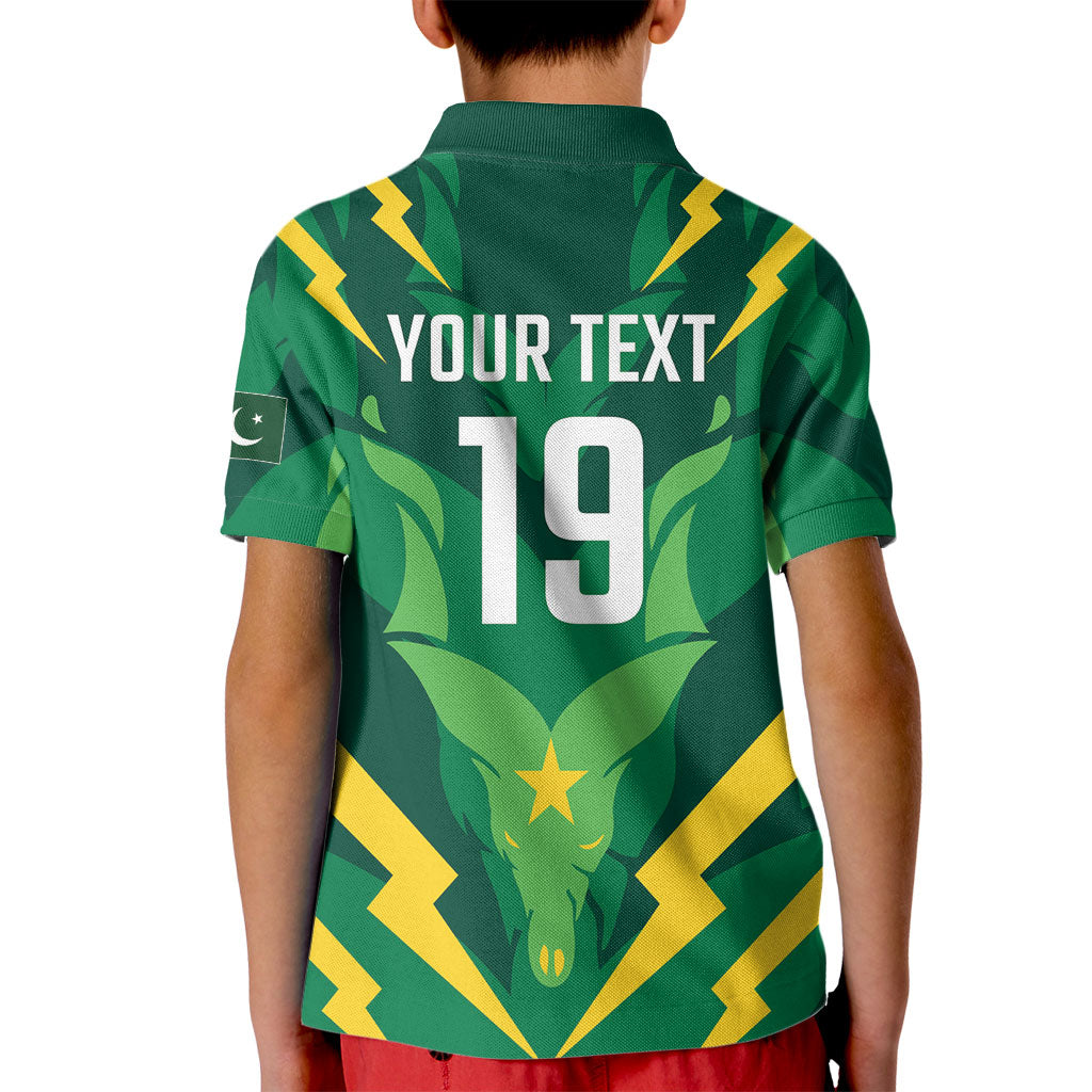 Custom Pakistan Cricket Kid Polo Shirt Markhor Spirit