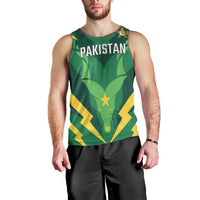 Custom Pakistan Cricket Men Tank Top Markhor Spirit