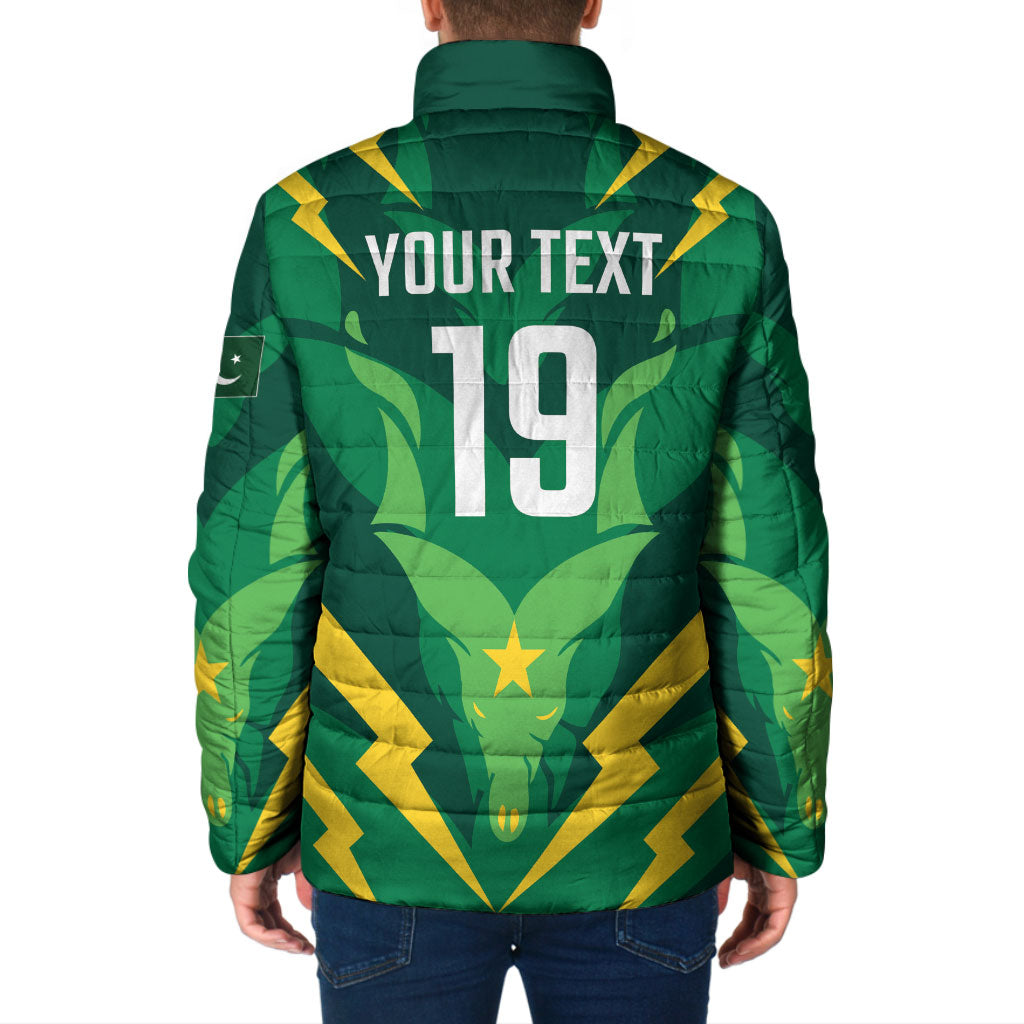 Custom Pakistan Cricket Padded Jacket Markhor Spirit