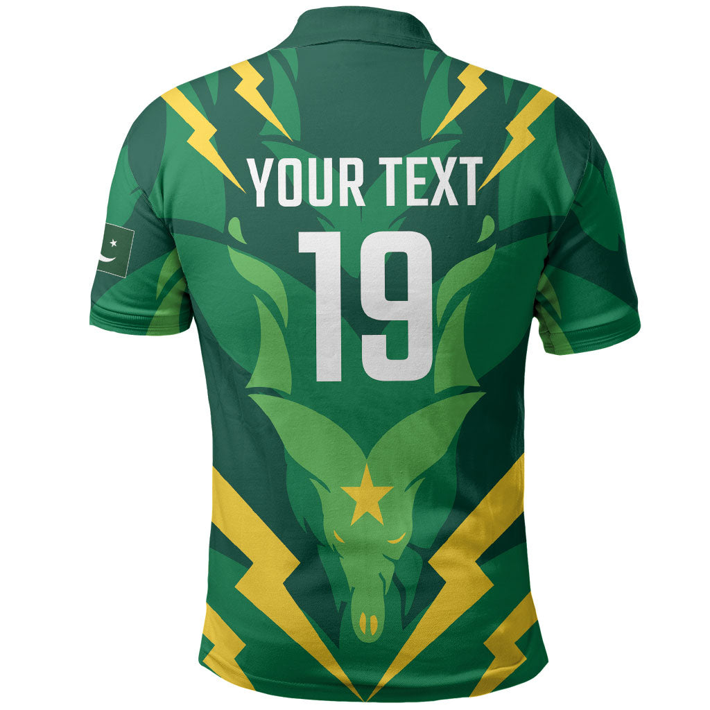 Custom Pakistan Cricket Polo Shirt Markhor Spirit