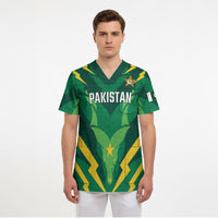 Custom Pakistan Cricket Scrub Top Markhor Spirit