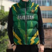 Custom Pakistan Cricket Sleeveless Puffer Jacket Markhor Spirit