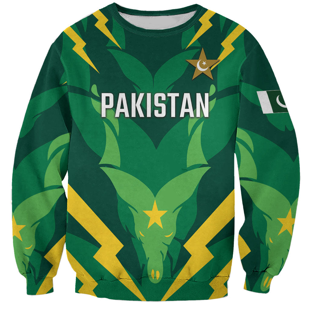 Custom Pakistan Cricket Sweatshirt Markhor Spirit