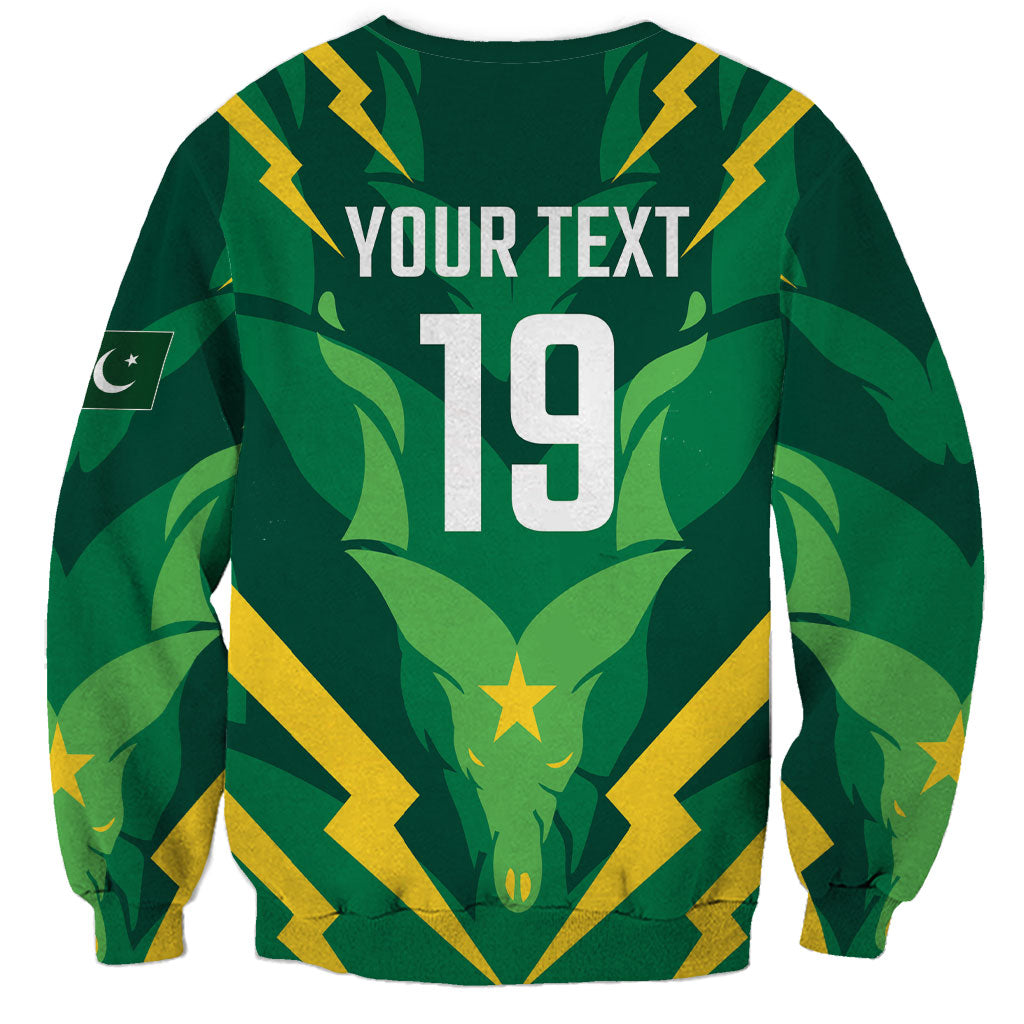 Custom Pakistan Cricket Sweatshirt Markhor Spirit