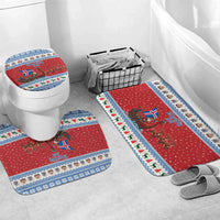 Iceland Viking Santa Christmas Bathroom Set Funny Reindeer Norse Xmas - Wonder Print Shop