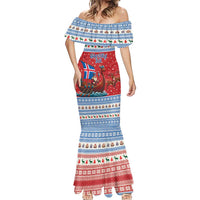 Iceland Viking Santa Christmas Mermaid Dress Funny Reindeer Norse Xmas - Wonder Print Shop