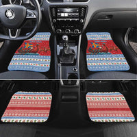 Aland Viking Santa Christmas Car Mats Funny Reindeer Norse Xmas - Wonder Print Shop