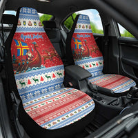 Aland Viking Santa Christmas Car Seat Cover Funny Reindeer Norse Xmas - Wonder Print Shop