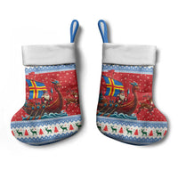 Aland Viking Santa Christmas Stocking Funny Reindeer Norse Xmas - Wonder Print Shop