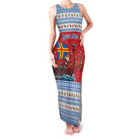 Aland Viking Santa Christmas Family Matching Tank Maxi Dress and Hawaiian Shirt Funny Reindeer Norse Xmas - Wonder Print Shop