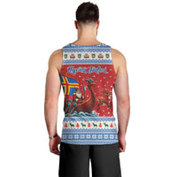 Aland Viking Santa Christmas Men Tank Top Funny Reindeer Norse Xmas - Wonder Print Shop