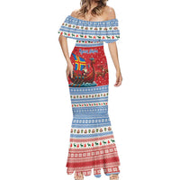 Aland Viking Santa Christmas Mermaid Dress Funny Reindeer Norse Xmas - Wonder Print Shop