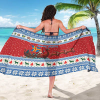 Aland Viking Santa Christmas Sarong Funny Reindeer Norse Xmas - Wonder Print Shop
