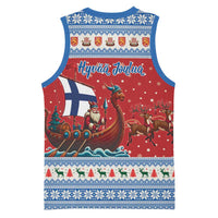 Finland Viking Santa Christmas Basketball Jersey Funny Reindeer Norse Xmas - Wonder Print Shop