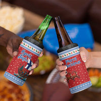 Finland Viking Santa Christmas 4 in 1 Can Cooler Tumbler Funny Reindeer Norse Xmas - Wonder Print Shop