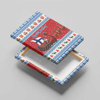Finland Viking Santa Christmas Canvas Wall Art Funny Reindeer Norse Xmas - Wonder Print Shop