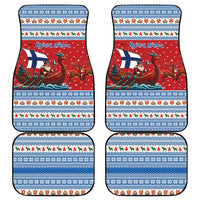 Finland Viking Santa Christmas Car Mats Funny Reindeer Norse Xmas - Wonder Print Shop