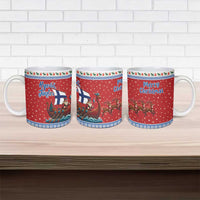 Finland Viking Santa Christmas Ceramic Mug Funny Reindeer Norse Xmas - Wonder Print Shop