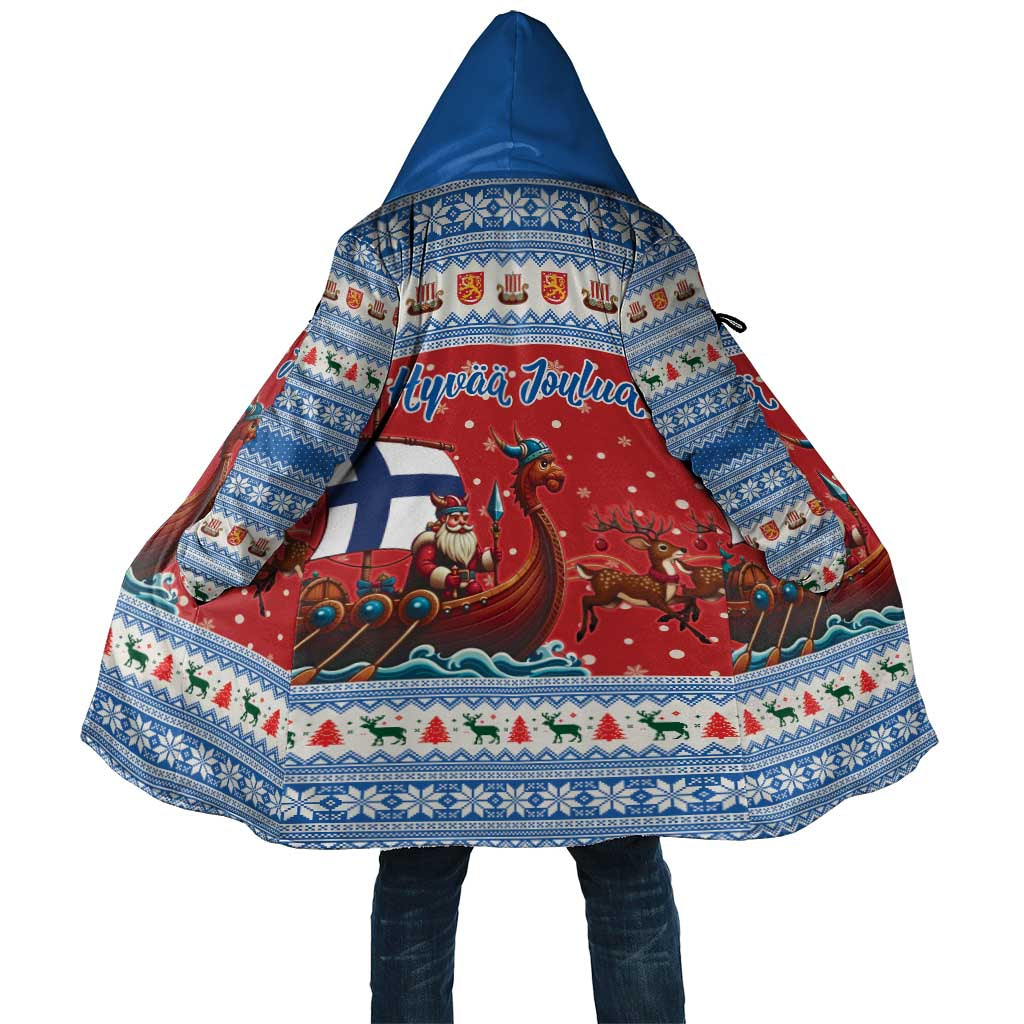 Finland Viking Santa Christmas Cloak Funny Reindeer Norse Xmas - Wonder Print Shop
