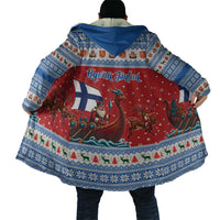 Finland Viking Santa Christmas Cloak Funny Reindeer Norse Xmas - Wonder Print Shop