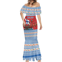 Finland Viking Santa Christmas Mermaid Dress Funny Reindeer Norse Xmas - Wonder Print Shop