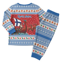 Finland Viking Santa Christmas Pajama Set Funny Reindeer Norse Xmas - Wonder Print Shop