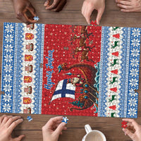 Finland Viking Santa Christmas Puzzle Funny Reindeer Norse Xmas - Wonder Print Shop