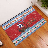 Finland Viking Santa Christmas Rubber Doormat Funny Reindeer Norse Xmas - Wonder Print Shop